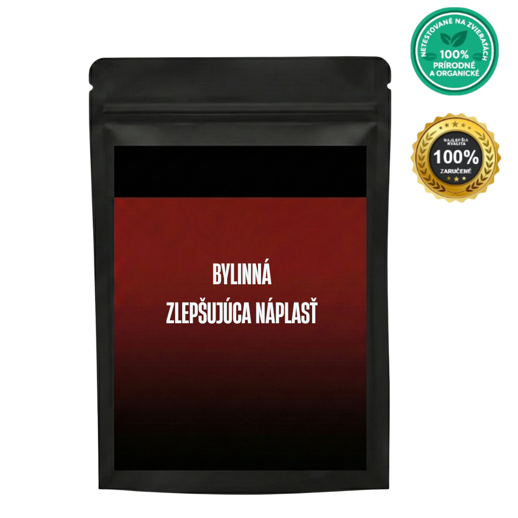 Obal Luxe bylinná zlepšujúca náplasť, prírodná kozmetika s dôrazom na kvalitu a efektivitu.