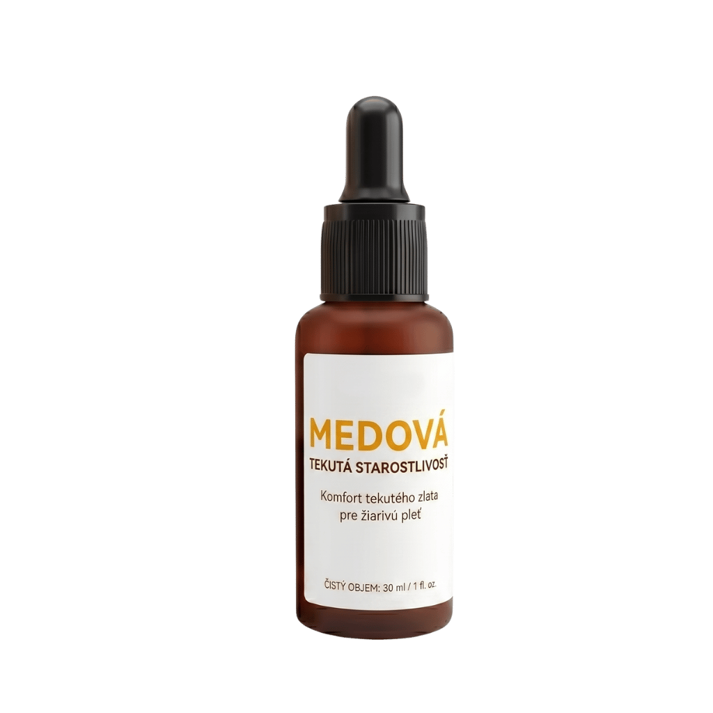 Medová tekutá starostlivosť, 30 ml sérum pre krásnu a hebkú pleť s komfortnou textúrou.