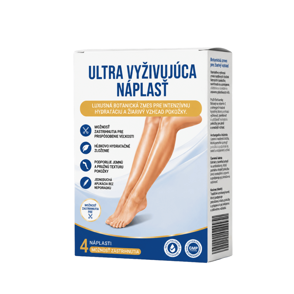 Ultra Vyživujúca Náplasť: Luxusná botanická náplasť na intenzívnu hydratáciu a zdravý vzhľad pokožky.