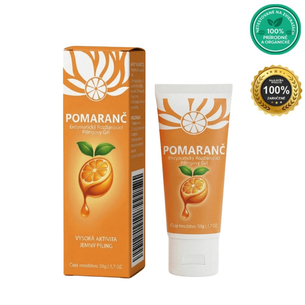 Deluxe pomarančový enzýmový gél