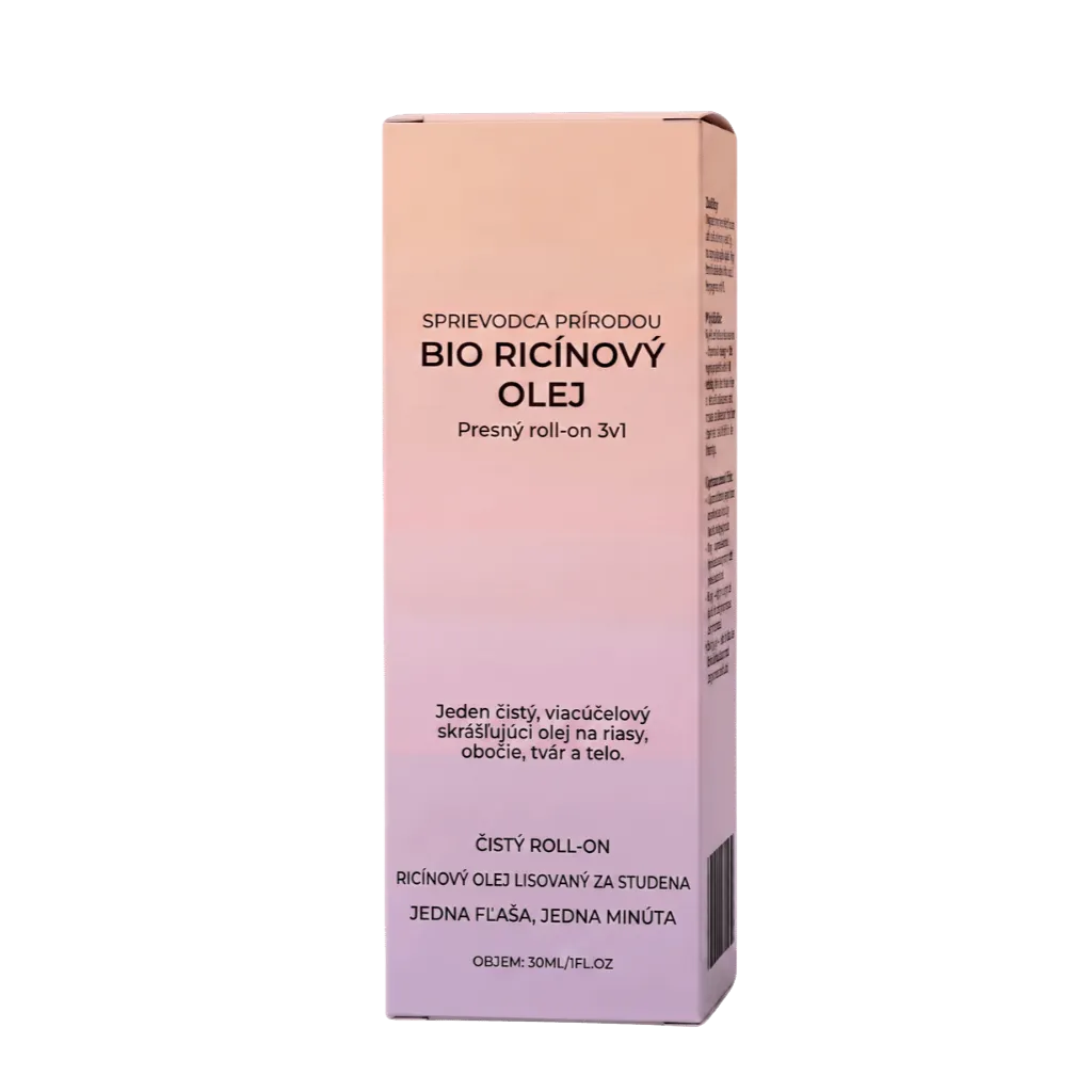 Prémiový organický ricínový olej v roll-one